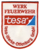 Abzeichen Werkfeuerwehr Tesa-Werke / Offenburg