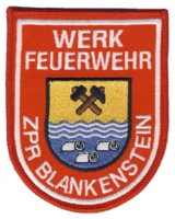 Abzeichen Werkfeuerwehr Zellstoff- und Papierfabrik Rosenthal / Blankenstein