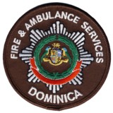 Abzeichen Fire and Ambulance Services Dominica