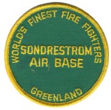 Abzeichen Fire Fighters Sondrestrom Air Base / Greenland