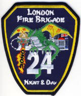 Abzeichen Fire Brigade London / Station 24