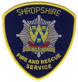 Abzeichen Fire and Rescue Service Shropshire