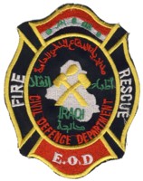 Abzeichen Fire & Rescue Irak