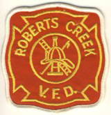 Abzeichen Volunteer Fire Department Roberts Creek