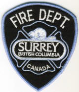 Abzeichen Fire Department Surrey