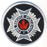 Abzeichen Fire Services D'Incendie / Kanada