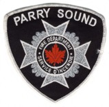 Abzeichen Fire Department Parry Sound
