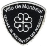 Abzeichen Service de Prevention des Incendies Ville de Montreal
