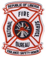 Abzeichen National Fire Service Bureau / Republic of Liberia