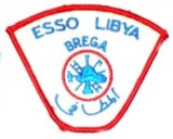Abzeichen Werkfeuerwehr ESSO / Brega / Libya National Oil Company