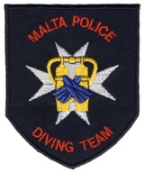 Abzeichen Malta Fire&Police Diving Team