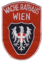 Abzeichen Berufsfeuerwehr Wien / Wache Rathaus in silber