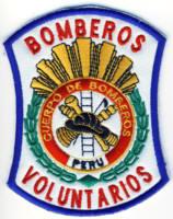 Abzeichen Bomberos Voluntarios Peru