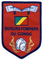 Abzeichen Feuerwehr und Katstrophenschutz Republik Kongo