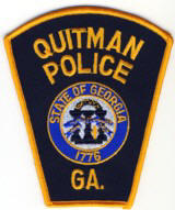 Abzeichen Police Department Quitman / Georgia