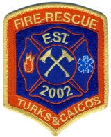 Abzeichen Fire & Rescue Turks & Caicos