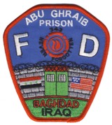 Abzeichen Fire Department Abu Ghraib Prison / Irak