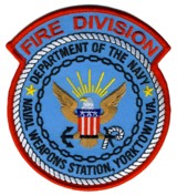 Abzeichen Fire Division - Department of the Navy - Yorktown
