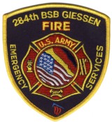 Abzeichen Fire Department 284th BSB / Giessen