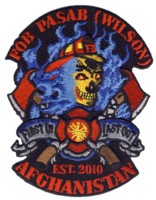 Abzeichen Fire Department FOB Pasab (Wilson) / Afghanistan
