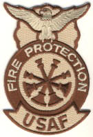 Abzeichen Fire Protection USAF / Deputy Fire Chief