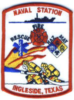 Abzeichen Fire Rescue HazMat Naval Station Ingleside
