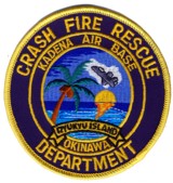 Abzeichen Crash Fire Rescue Kadena Air Base / Japan