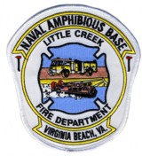 Abzeichen Fire Department - Naval Amphibious Base - Little Creek