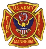 Abzeichen Fire Service U.S. Army / Mannheim
