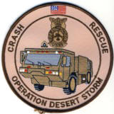 Abzeichen Crash Rescue Operation Desert Storm