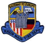 Abzeichen Fire Department Rhein-Main Air Base