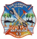 Abzeichen Crash-Fire-Rescue San Clemente Island / US Air Force