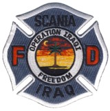 Abzeichen Fire Department Scania / Irak