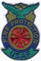Abzeichen Fire Protection USAF / Fire Chief