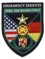Abzeichen Emergency Services USAG Rheinland-Pfalz