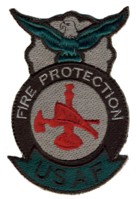 Abzeichen Fire Protection USAF / Fire Fighter