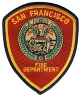 Abzeichen Fire Department San Francisco