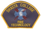 Abzeichen Shasta College Fire Rechnology