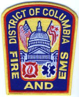 Abzeichen Fire and Emergency District of Columbia
