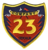 Abzeichen Fire Department DeKalb County / Company 23