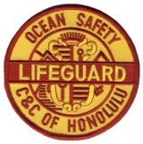 Abzeichen Ocean Safety Lifeguard Honolulu