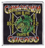 Abzeichen Fire Department Chicago / Engine Company 8