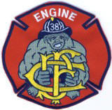 Abzeichen Fire Department Chicago / Engine Company 38