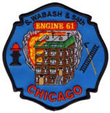 Abzeichen Fire Department Chicago / Engine 61
