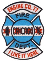 Abzeichen Fire Department Chicago / Engine 77