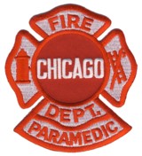 Abzeichen Fire Department Chicago Paramedic