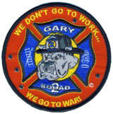 Abzeichen Fire Department Gary City / Squad 2