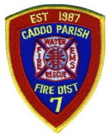 Abzeichen Fire District 7 / Caddo Parish
