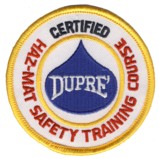 Abzeichen HAZ-MAT Safety Training Course / Industrial Fire Department Dupré