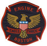 Abzeichen Fire Department Boston / Station 3